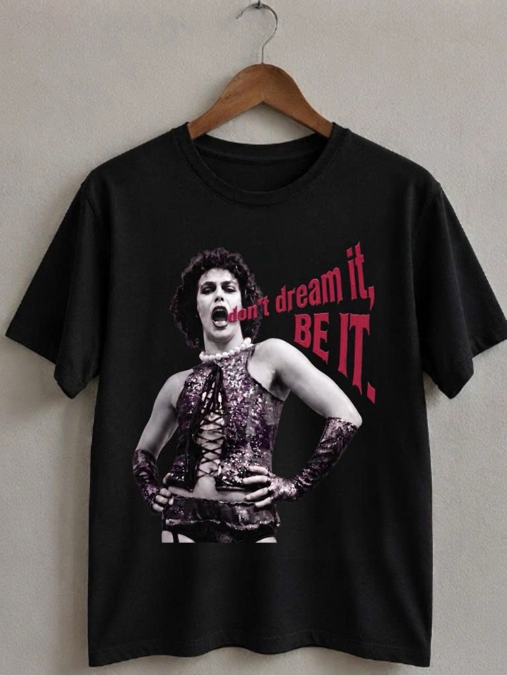 Black Graphic Tee - Don't Dream It Be It